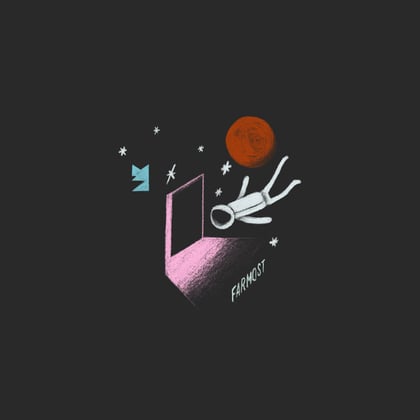 Farmost album by Mitekiss - Drum and Bass Cover Art