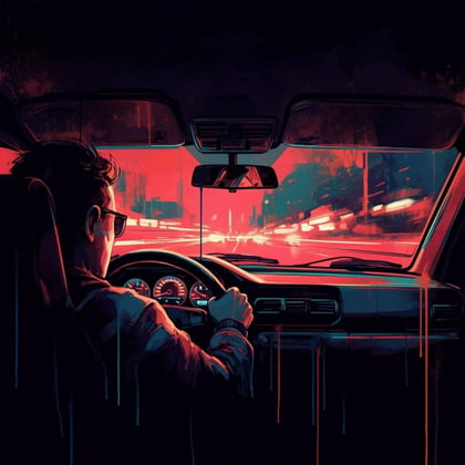 Driving Alone album by TomInTheChamber - Drum and Bass Cover Art