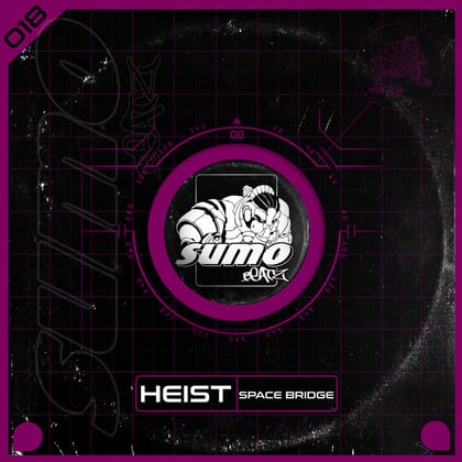 Space Bridge album by Heist & Zero G - Drum and Bass Cover Art