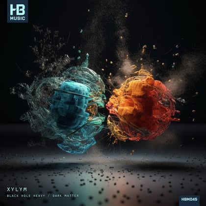 Black Hole Heavy / Dark Matter album by Xylym - Drum and Bass Cover Art