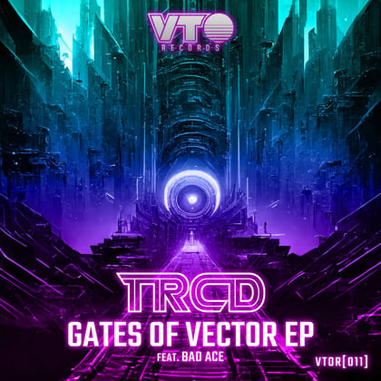 Gates Of Vector EP album by TRCD - Drum and Bass Cover Art