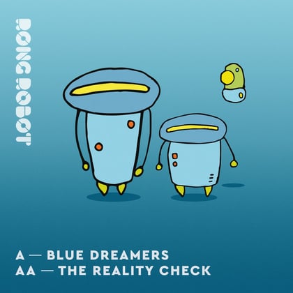 Blue Dreamers / The Reality Check album by Wickaman - Drum and Bass Cover Art