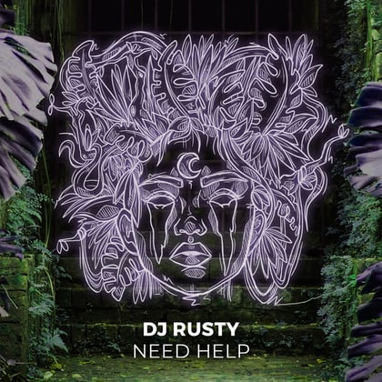 Need Help album by DJ Rusty - Drum and Bass Cover Art