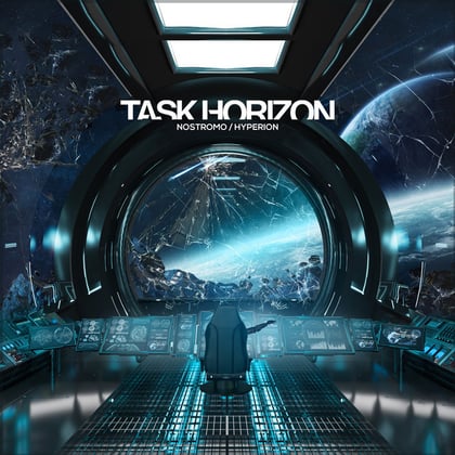 Nostromo/Hyperion album by Task Horizon - Drum and Bass Cover Art