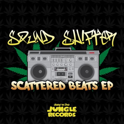 Scattered Beats album by Soundshifter - Drum and Bass Cover Art