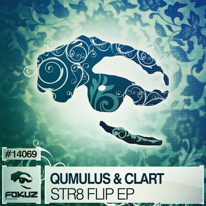 Str8 Flip EP album by Qumulus & Clart - Drum and Bass Cover Art