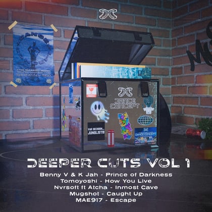 Inmost Cave album by Nvrsoft - Drum and Bass Cover Art