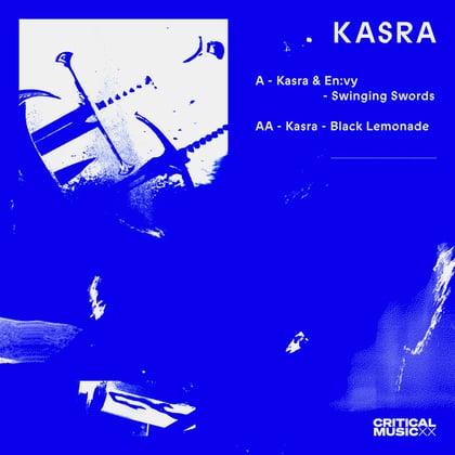 Swinging Swords / Black Lemonade album by Kasra - Drum and Bass Cover Art