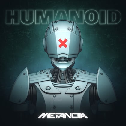Humanoid album by Metanoia - Drum and Bass Cover Art