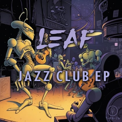 Jazz Club EP album by Leaf - Drum and Bass Cover Art