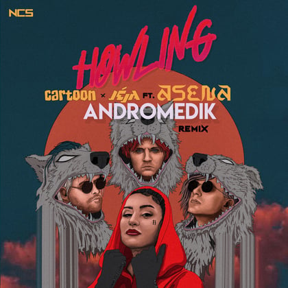 Howling (Andromedik Remix) album by Andromedik - Drum and Bass Cover Art