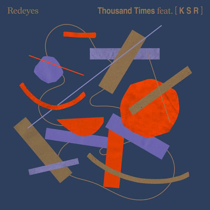 A Thousand Times album by Redeyes & Brijawa - Drum and Bass Cover Art