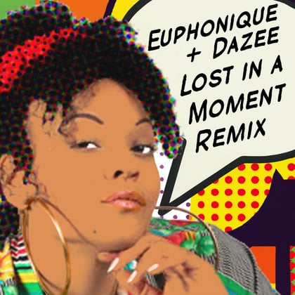 Lost In a Moment (Euphonique and Dazee Remix) album by Paper Dragon & Jasmine Knight - Drum and Bass Cover Art