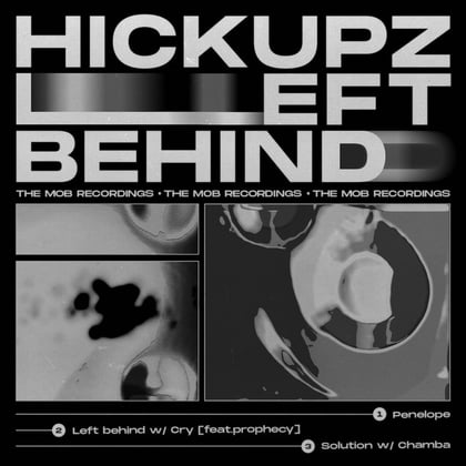 Left Behind album by Hickupz - Drum and Bass Cover Art