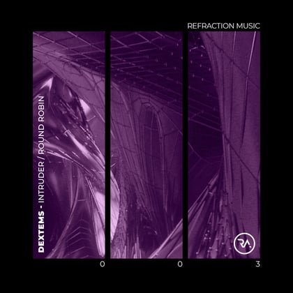 Intruder / Round Robin album by Dextems - Drum and Bass Cover Art