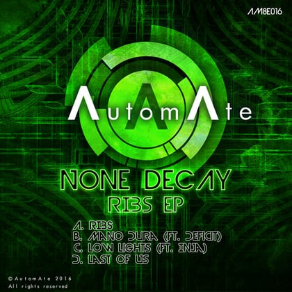 Ribs album by Inja, None Decay & Deficit - Drum and Bass Cover Art