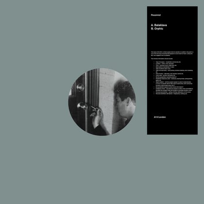 Balaklava album by Pessimist - Drum and Bass Cover Art