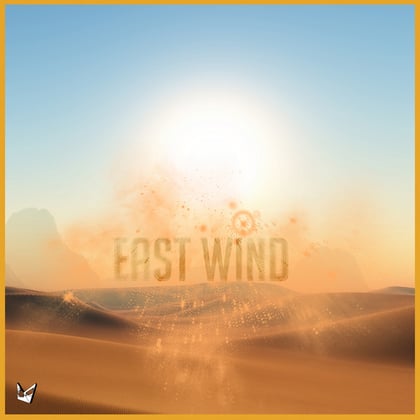 East Wind album by IRONTYPE - Drum and Bass Cover Art