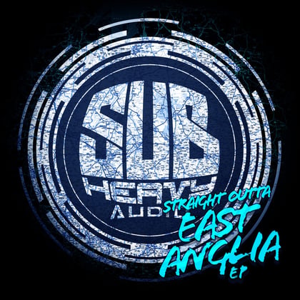 Straight outta east anglia E.P album by Damageman, Conrad Subs & Flat T - Drum and Bass Cover Art