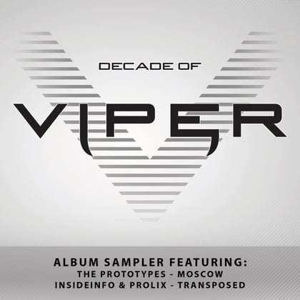 Decade of Viper: Sampler album by The Prototypes, InsideInfo & Prolix - Drum and Bass Cover Art