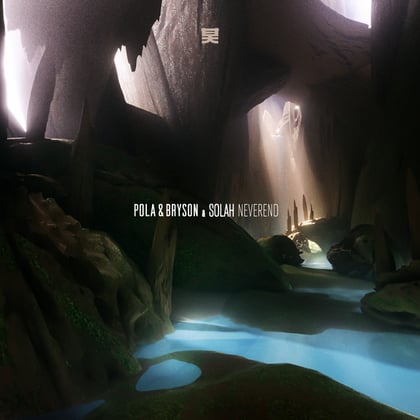 Neverend album by Pola & Bryson & SOLAH - Drum and Bass Cover Art