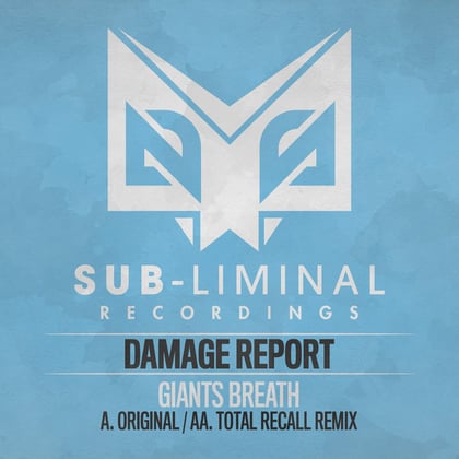 Giants breath (Original mix & Total Recall remix) album by Damage Report & Total Recall - Drum and Bass Cover Art