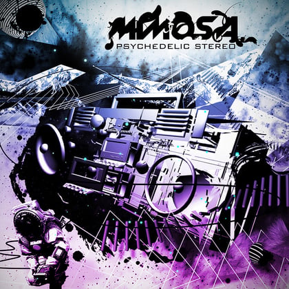 Psychedelic Stereo - EP album by MiM0SA - Drum and Bass Cover Art