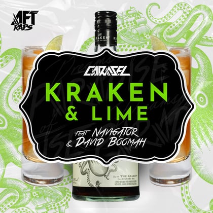 Kraken & Lime album by Navigator, David Boomah & Carasel - Drum and Bass Cover Art
