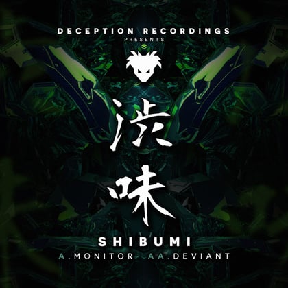 Monitor/ Deviant album by Shibumi - Drum and Bass Cover Art