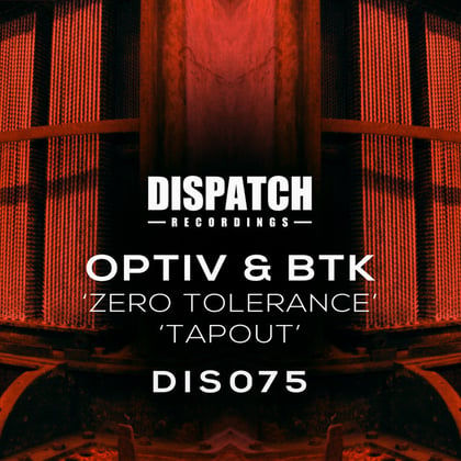 Zero Tolerance / Tapout album by Optiv - Drum and Bass Cover Art