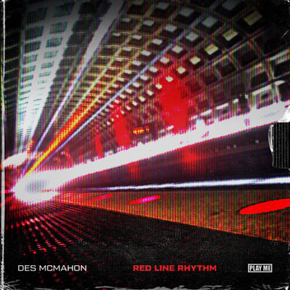 Red Line Rhythm album by Des McMahon - Drum and Bass Cover Art