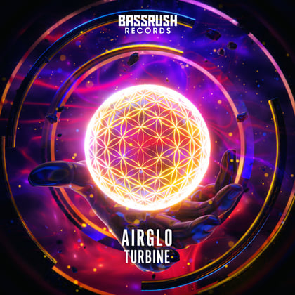 Turbine album by AIRGLO - Drum and Bass Cover Art