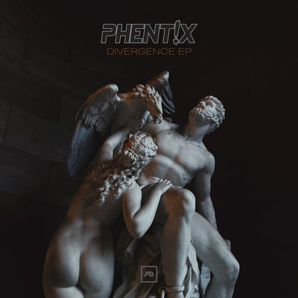 Divergence EP album by Phentix - Drum and Bass Cover Art