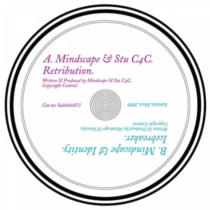Retribution album by Mindscape - Drum and Bass Cover Art