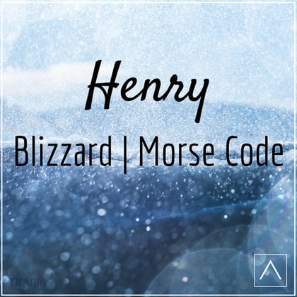 Blizzard / Morse Code album by Henry - Drum and Bass Cover Art