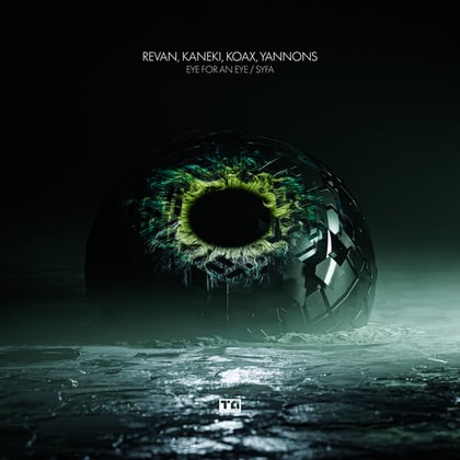 Eye For An Eye / SYFA album by Revan, Kaneki, Koax & Yannons - Drum and Bass Cover Art