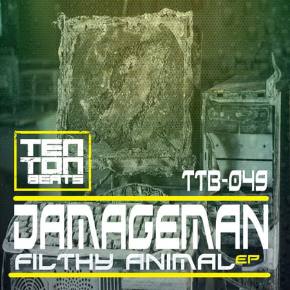 Filthy Animal album by Damageman - Drum and Bass Cover Art