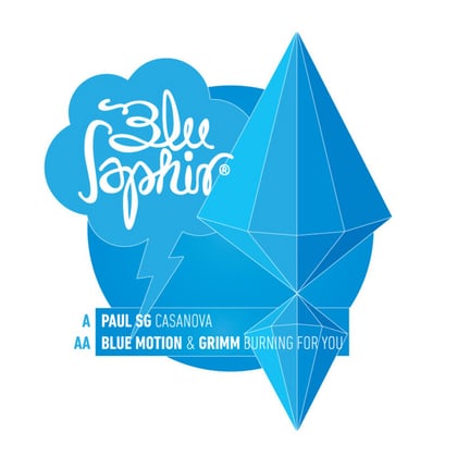 Casanova / Burning For You album by Paul SG, Blue Motion & Grimm - Drum and Bass Cover Art