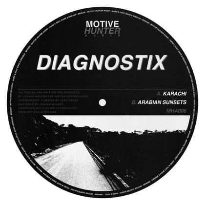 Karachi / Arabian Sunsets album by Diagnostix - Drum and Bass Cover Art