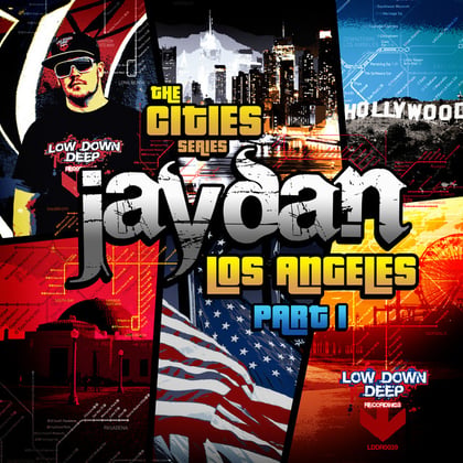 Los Angeles album by Jaydan - Drum and Bass Cover Art