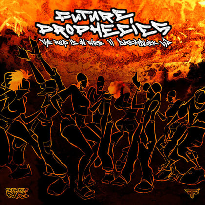 The Roof Is On Fire / Dreadlock album by Future Prophecies - Drum and Bass Cover Art