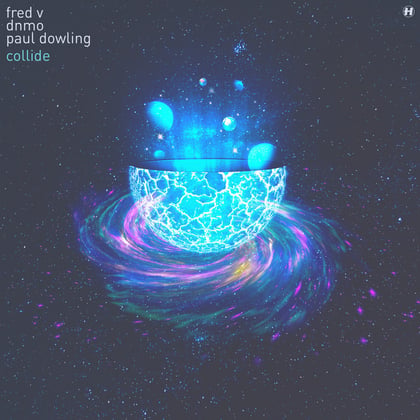 Collide album by Fred V - Drum and Bass Cover Art