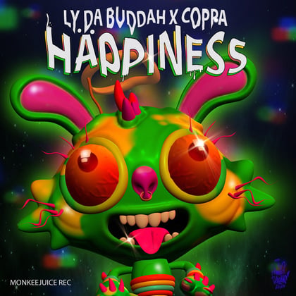 Happiness album by Coppa - Drum and Bass Cover Art