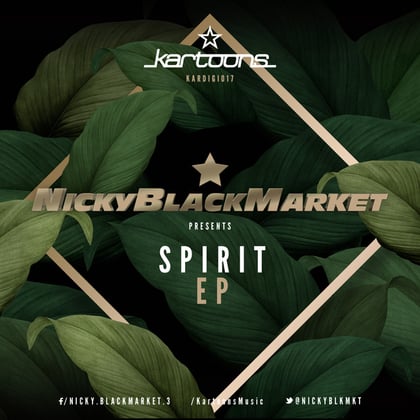 Spirit album by Nicky Blackmarket - Drum and Bass Cover Art
