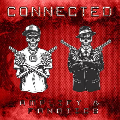 Connected, Pt. 4 album by Capone, Amplify & FANATICS - Drum and Bass Cover Art