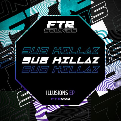 Illusions EP album by Sub Killaz - Drum and Bass Cover Art