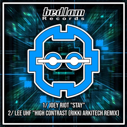 Stay / High Contrast (Rikki Arkitech Remix) album by Lee UHF - Drum and Bass Cover Art