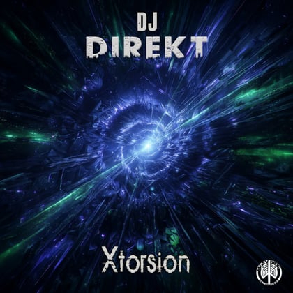 Xtorsion album by DJ Direkt - Drum and Bass Cover Art