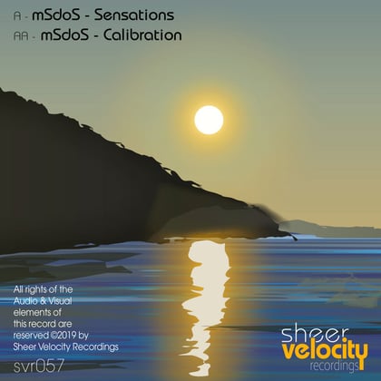 Sensations / Calibration album by Dan Guidance & MSDOS - Drum and Bass Cover Art