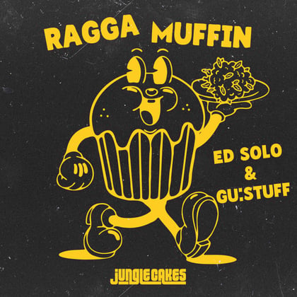 Raggamuffin album by Ed Solo - Drum and Bass Cover Art